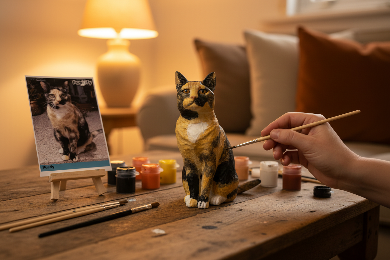 Cat painting kit - improved accuracy